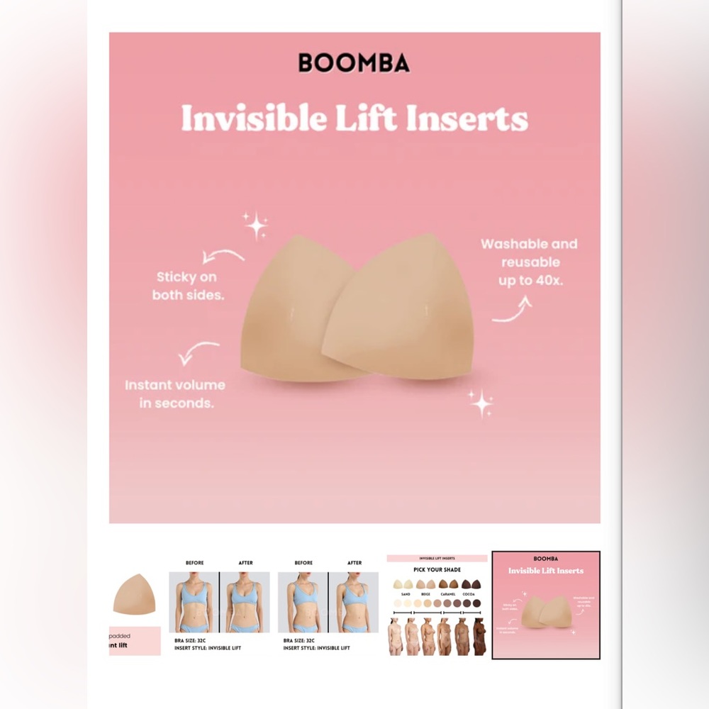 Boomba Inserts - Invisible Lift Insert